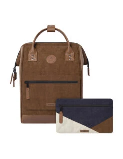 Cabaïa CABAIA ADVENTURER RECYCLED COLOR BLOCK VELVET CANTON MEDIUM - Sacs & Maroquinerie