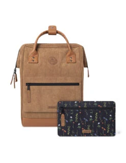 Cabaïa CABAIA ADVENTURER RECYCLED VELVET DUBAI MEDIUM - Sacs & Maroquinerie