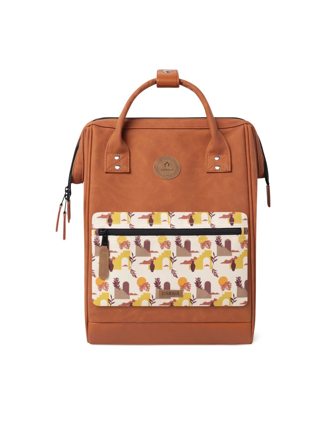 Cabaïa CABAIA ADVENTURER VEGAN NUBUCK TANTA MEDIUM - Sacs & Maroquinerie 3 Cabaïa CABAIA ADVENTURER VEGAN NUBUCK TANTA MEDIUM - Sacs & Maroquinerie – Image 3