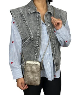 INES DELAURE 1683391 BRONZE - Sacs & Maroquinerie -GDC Boutique ines delaure 1683391 bronze 5