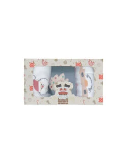 INES DELAURE Chaussettes Noël - Coffret 3 Paires - Chaussettes