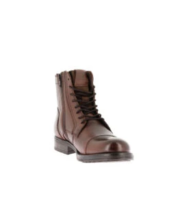 JACK & JONES 12156000 - Bottines & Boots -GDC Boutique jack jones 12156000 jfwrussel leather cognac 19 ln 2