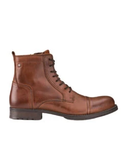 JACK & JONES 12156000 - Bottines & Boots -GDC Boutique jack jones 12156000 jfwrussel leather cognac 19 ln 6