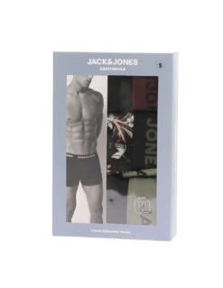 JACK & JONES JACFLOWER MICROFIBER - Lot De 3 Boxers - Boxers & Caleçons