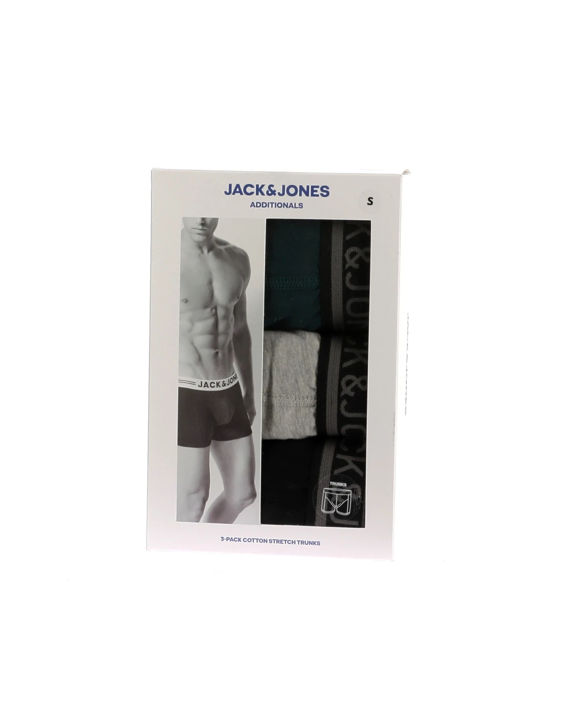 JACK & JONES 12268599 JACKYLE SOLID TRUNKS 3 PACK - Boxers & Caleçons 1 JACK & JONES 12268599 JACKYLE SOLID TRUNKS 3 PACK - Boxers & Caleçons