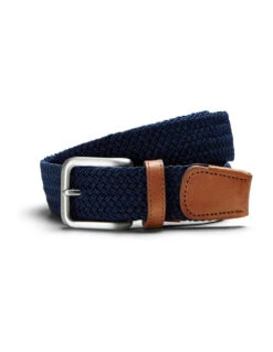JACK & JONES Ceinture Synthétique Bleue - Ceintures