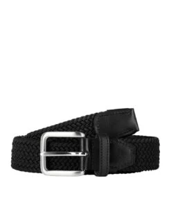 JACK & JONES Ceinture Synthétique Noire- Ceintures