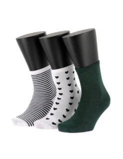 PIECES PCJOPI GLITTER SOCKS - Coffret De 3 - Chaussettes